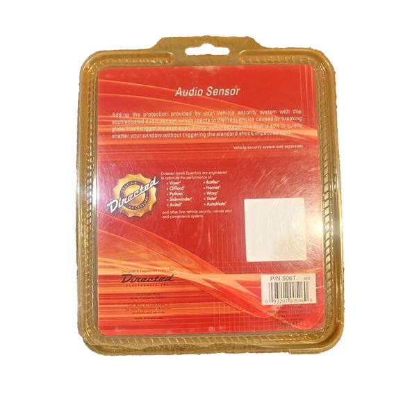 New Directed 506T Universal Glass Break Audio Sensor for Python Viper Car Alarm - Picture 3 of 3